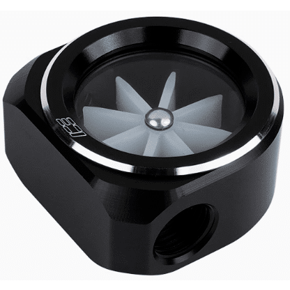 Датчик потока для СЖО IceManCooler R3 Glass Flow Meter Black Acetal (IAC-FM-R3-BK) - фото 2