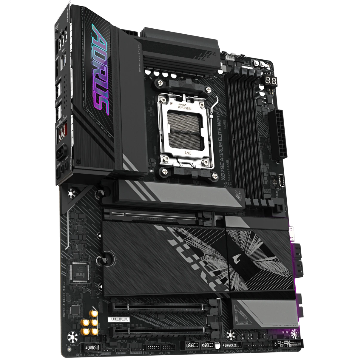 Материнская плата Gigabyte X870E AORUS ELITE WIFI7 (rev. 1.3) - фото 2