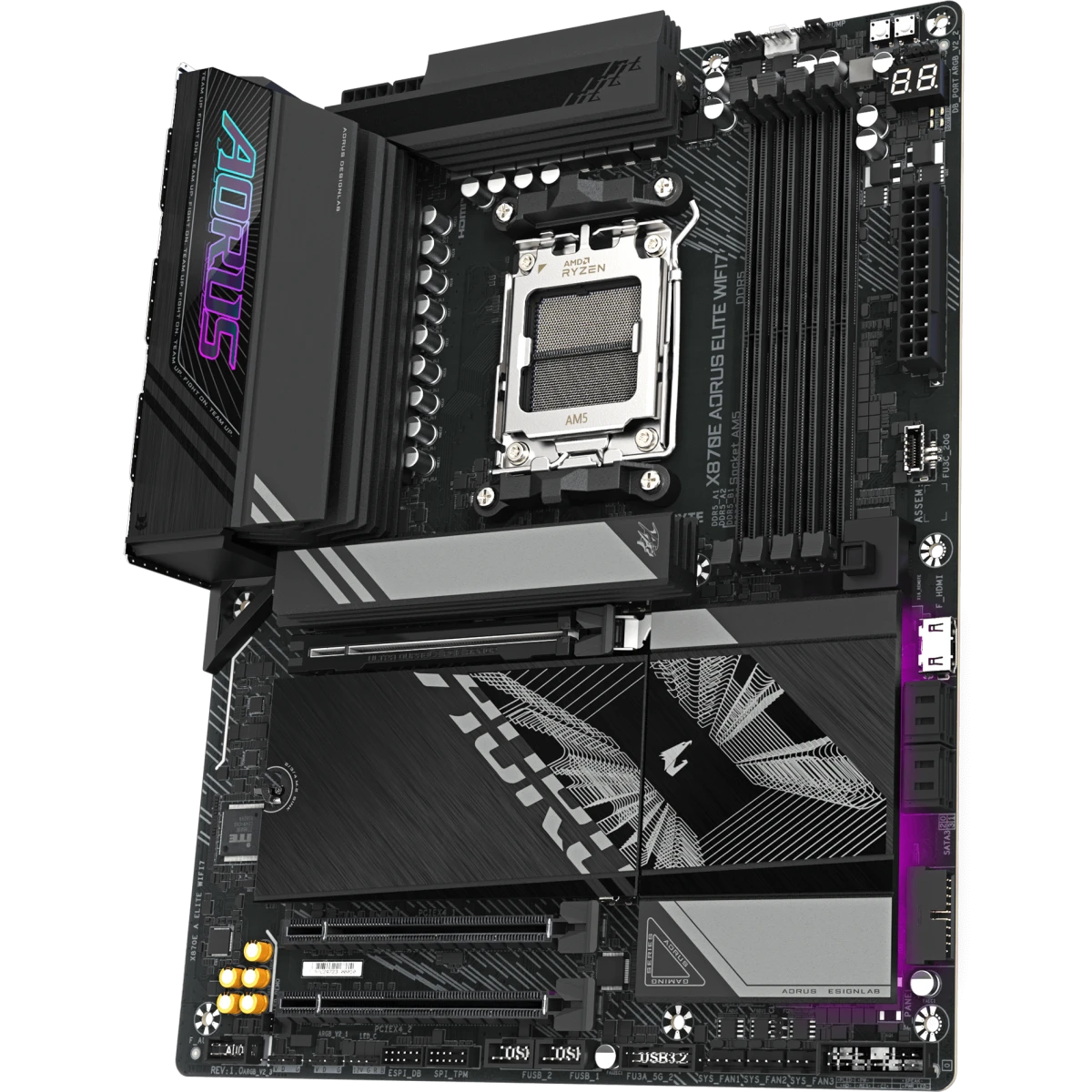Материнская плата Gigabyte X870E AORUS ELITE WIFI7 (rev. 1.3) - фото 3