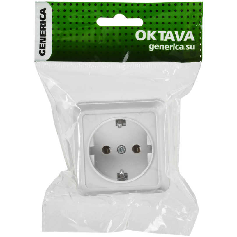 Электрическая розетка GENERICA OKTAVA ERO11-K01-16-DC - фото 2