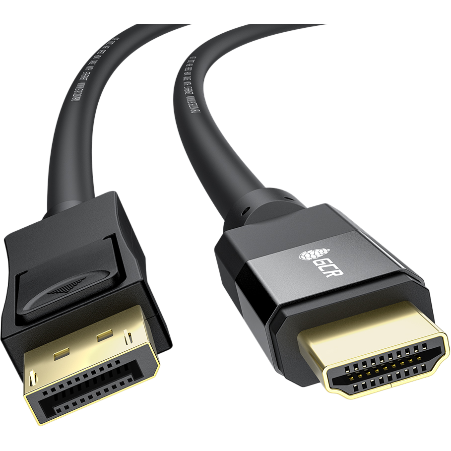 Кабель DisplayPort (M) - HDMI (M), 1м, Greenconnect GCR-55525 - фото 2