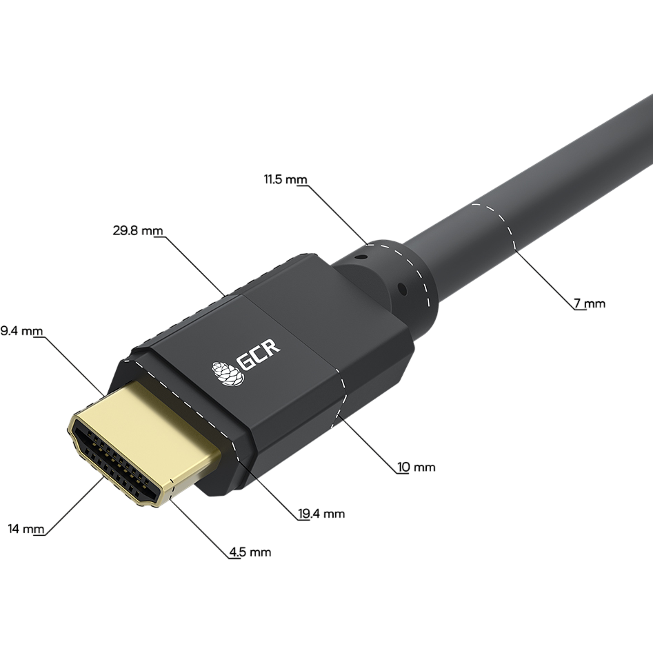 Кабель DisplayPort (M) - HDMI (M), 1м, Greenconnect GCR-55525 - фото 5