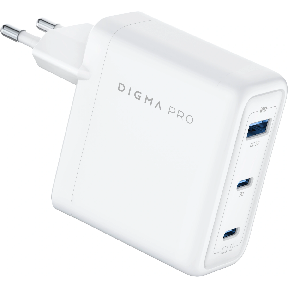 Сетевое зарядное устройство Digma DPW1С0G012WH - фото 3