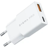 Сетевое зарядное устройство Digma DPW2A2GX11WH