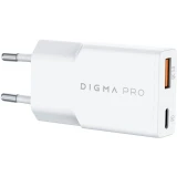 Сетевое зарядное устройство Digma DPW2A2GX11WH