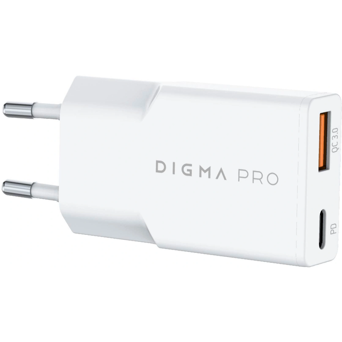 Сетевое зарядное устройство Digma DPW2A2GX11WH - фото 2