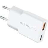 Сетевое зарядное устройство Digma DPW2A2GX11WH
