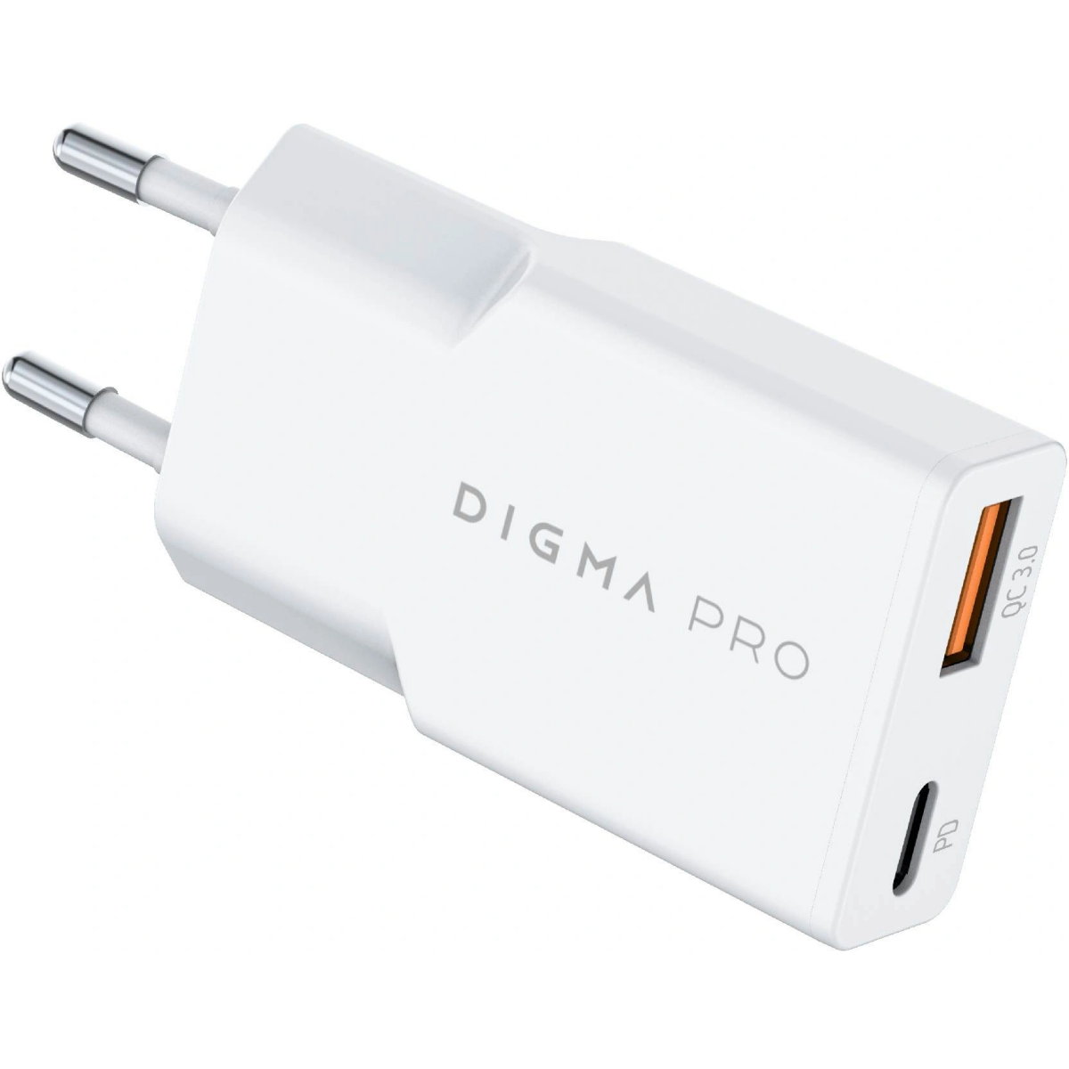 Сетевое зарядное устройство Digma DPW2A2GX11WH - фото 3