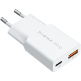 Сетевое зарядное устройство Digma DPW2A2GX11WH