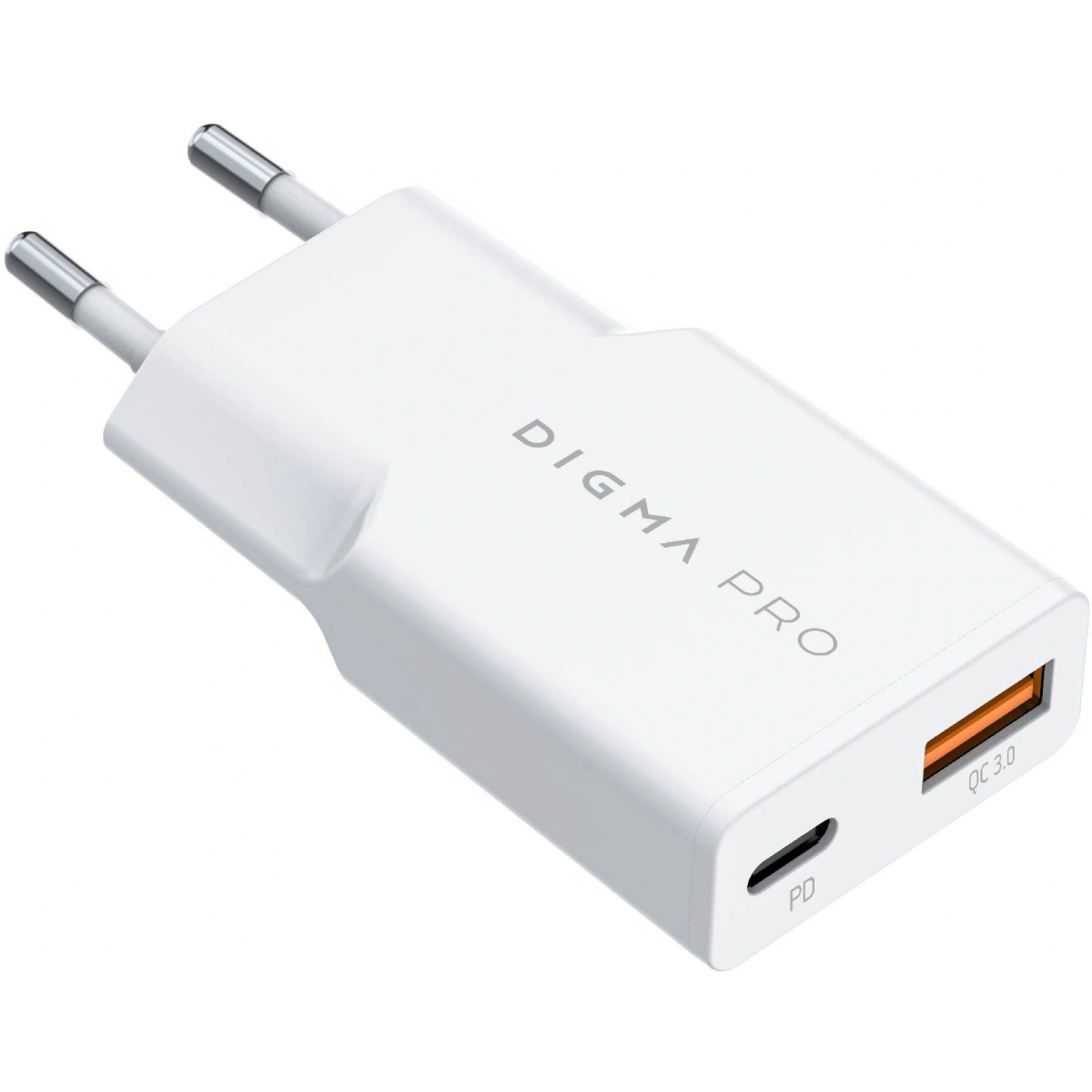 Сетевое зарядное устройство Digma DPW2A2GX11WH - фото 4
