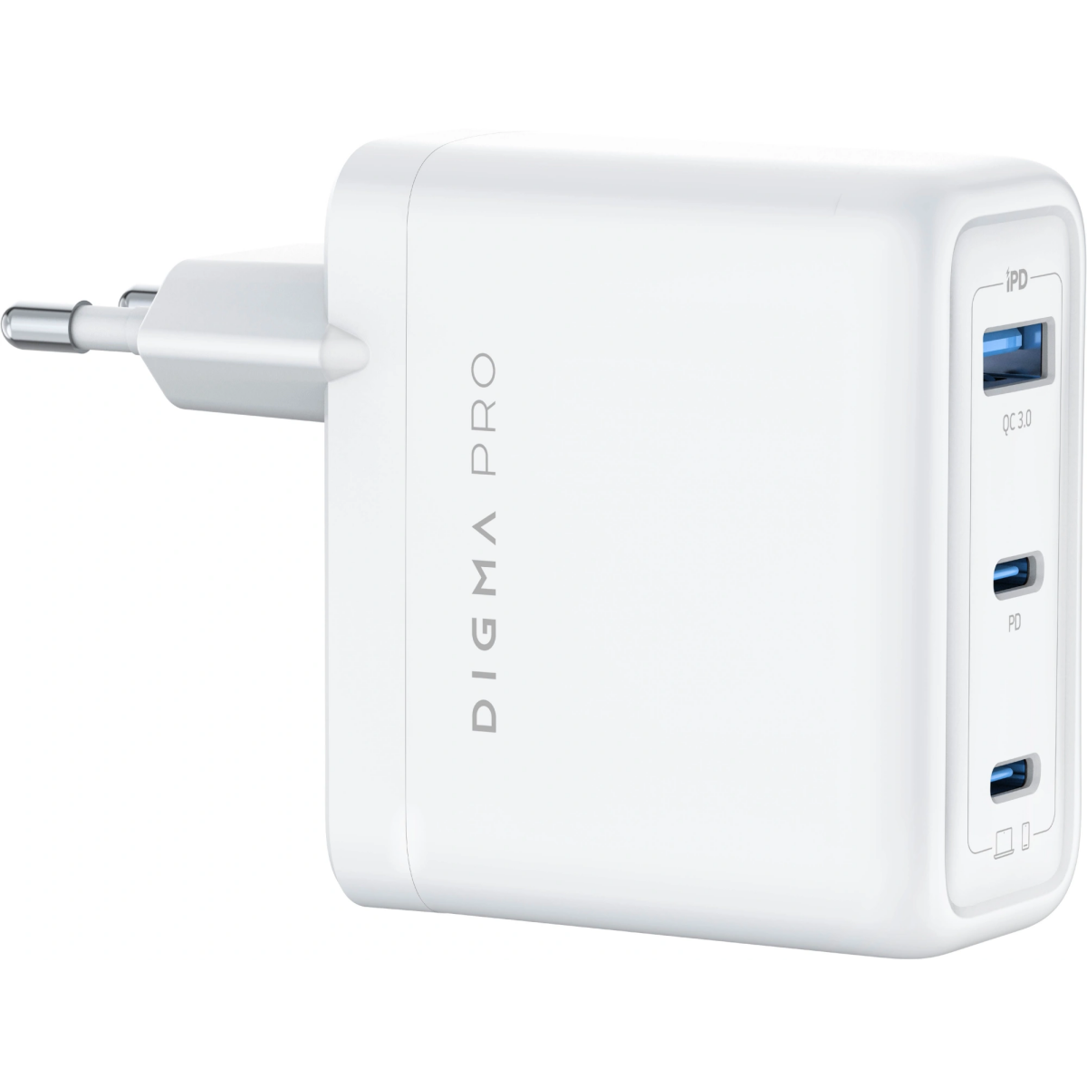 Сетевое зарядное устройство Digma DPW1С0G012WH - фото 2