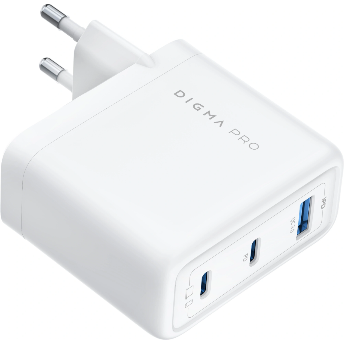 Сетевое зарядное устройство Digma DPW1С0G012WH - фото 5