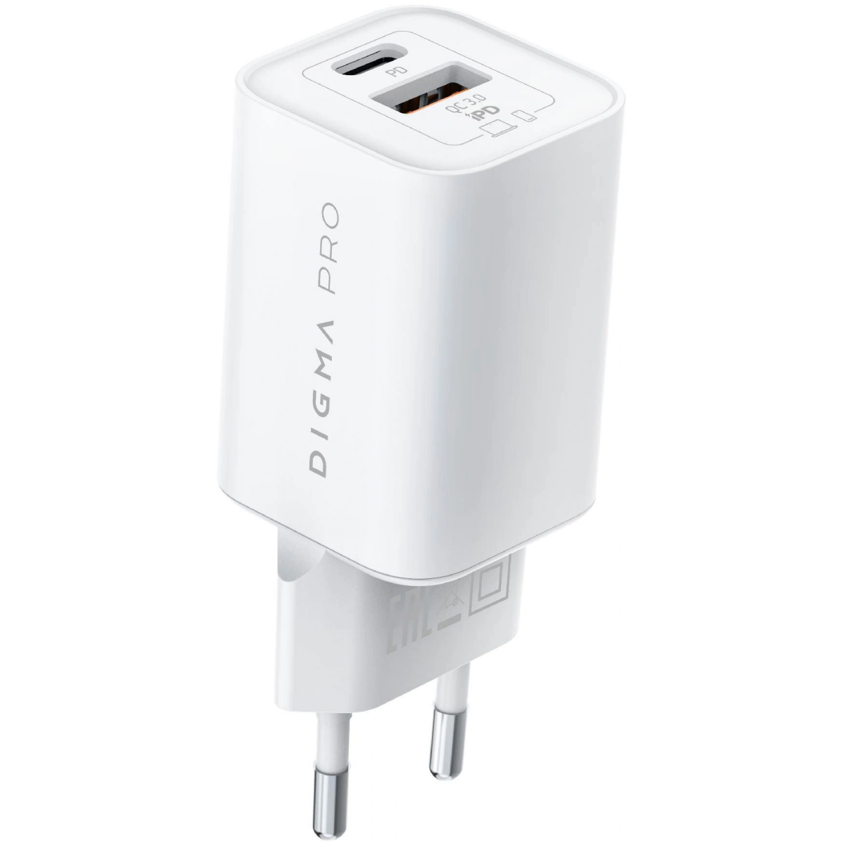 Сетевое зарядное устройство Digma DPW6С6GX11WH