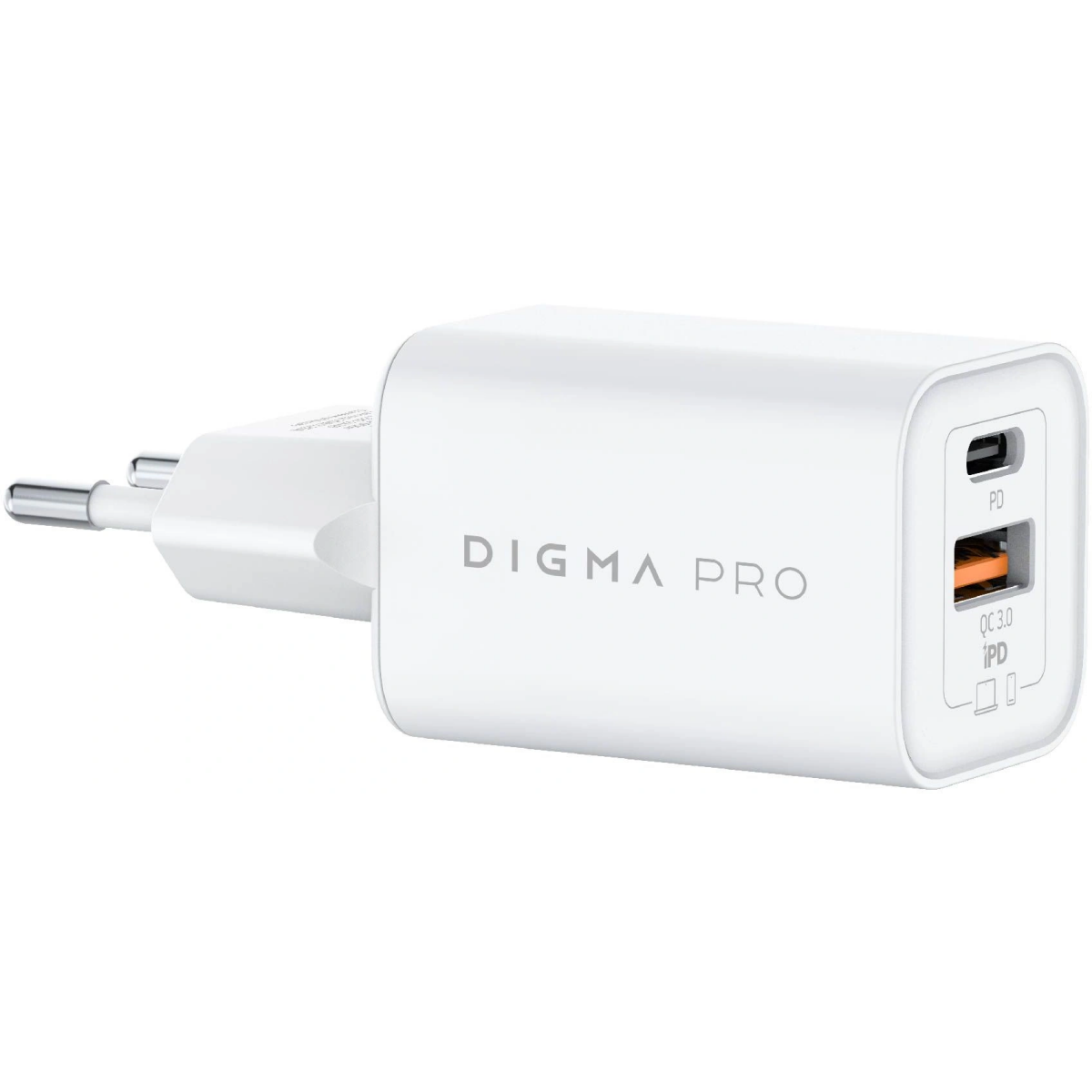 Сетевое зарядное устройство Digma DPW6С6GX11WH - фото 3