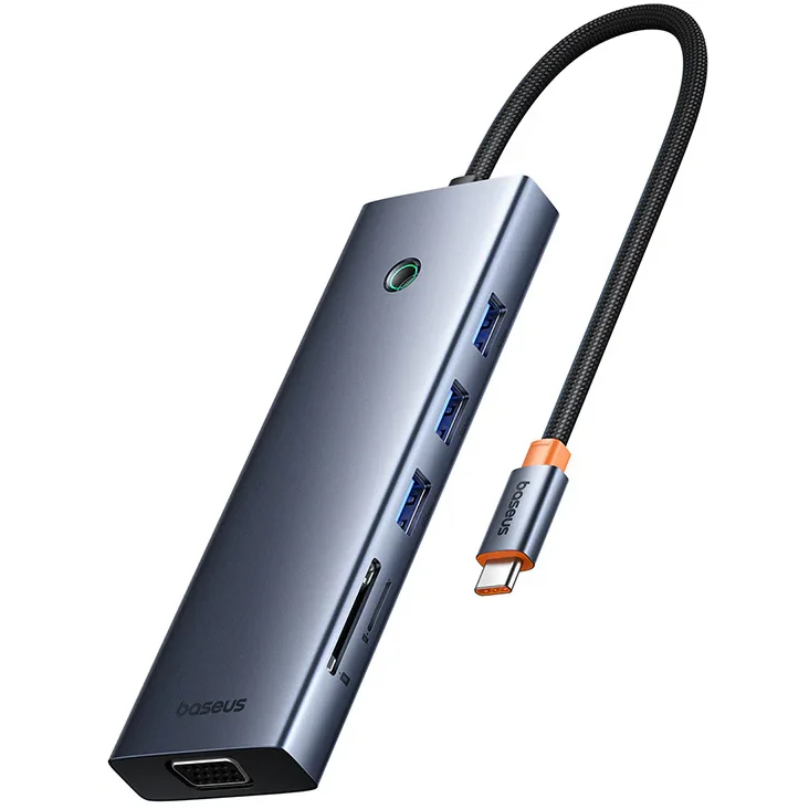 Док-станция Baseus UltraJoy Series 10-Port Space Grey - B0005280C811-00