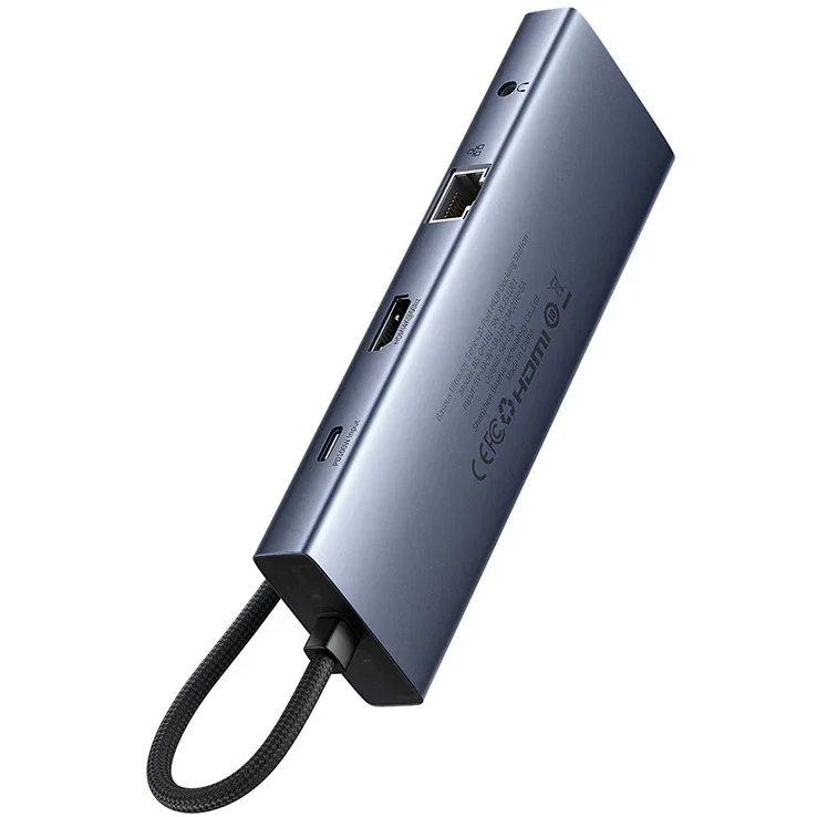 Док-станция Baseus UltraJoy Series 10-Port Space Grey - B0005280C811-00 - фото 3