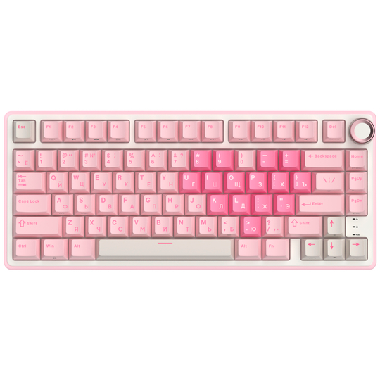 Клавиатура Royal Kludge R75 Pink Melody (Cream Switch) - 6935280830068 - фото 2