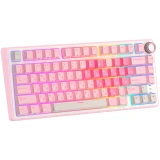 Клавиатура Royal Kludge R75 Pink Melody (Cream Switch) (6935280830068)