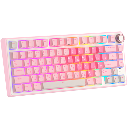 Клавиатура Royal Kludge R75 Pink Melody (Cream Switch) - 6935280830068 - фото 3