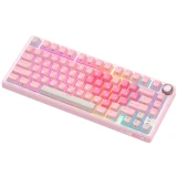 Клавиатура Royal Kludge R75 Pink Melody (Cream Switch) (6935280830068)