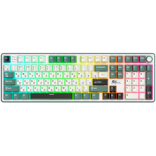 Клавиатура Royal Kludge X104 Wasong Green (Creamy Switch) - 6935280830075