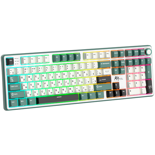 Клавиатура Royal Kludge X104 Wasong Green (Creamy Switch) - 6935280830075 - фото 7