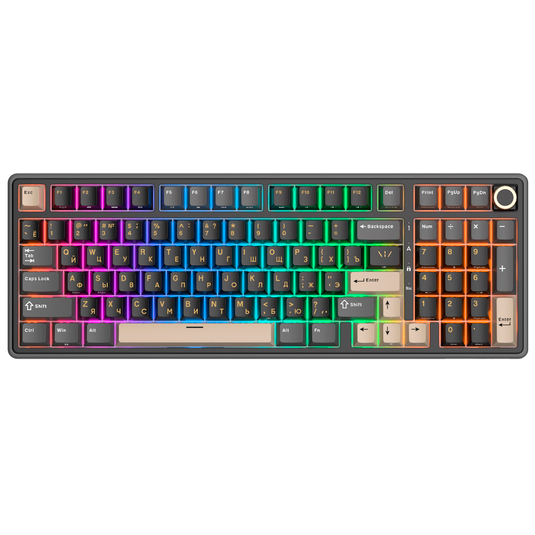 Клавиатура Royal Kludge R98 Pro Phantom (Beige Switch) - 6935280830082