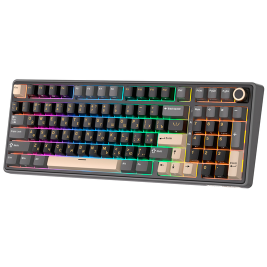 Клавиатура Royal Kludge R98 Pro Phantom (Beige Switch) - 6935280830082 - фото 3