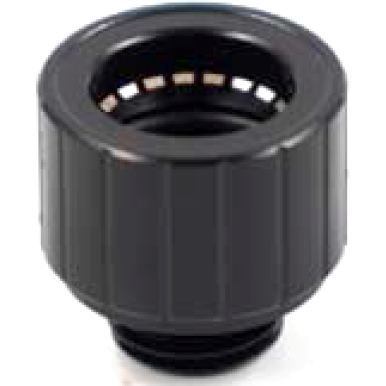 Прямой фитинг для СЖО IceManCooler Q14 Hard tube Quick fittings Black (IAC-FT-Q14)