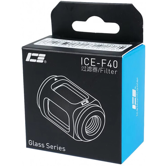 Фильтр для СЖО Alphacool F40 Glass Filter Black (IAC-F40-BK) - фото 3