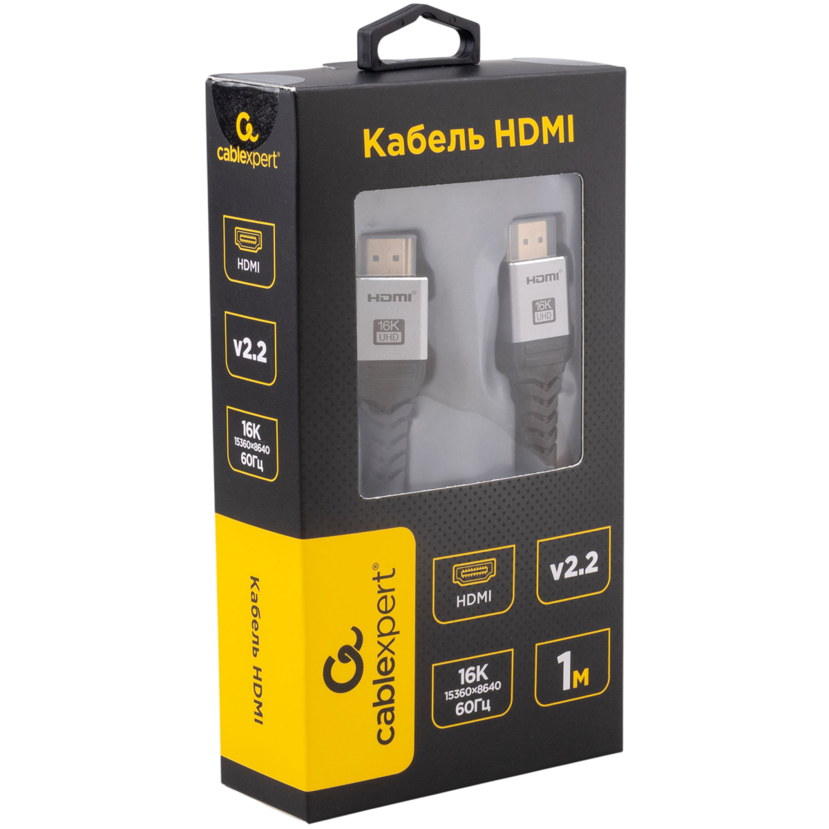 Кабель HDMI - HDMI, 1м, Cablexpert CCP-HDMI16K-1M - фото 3