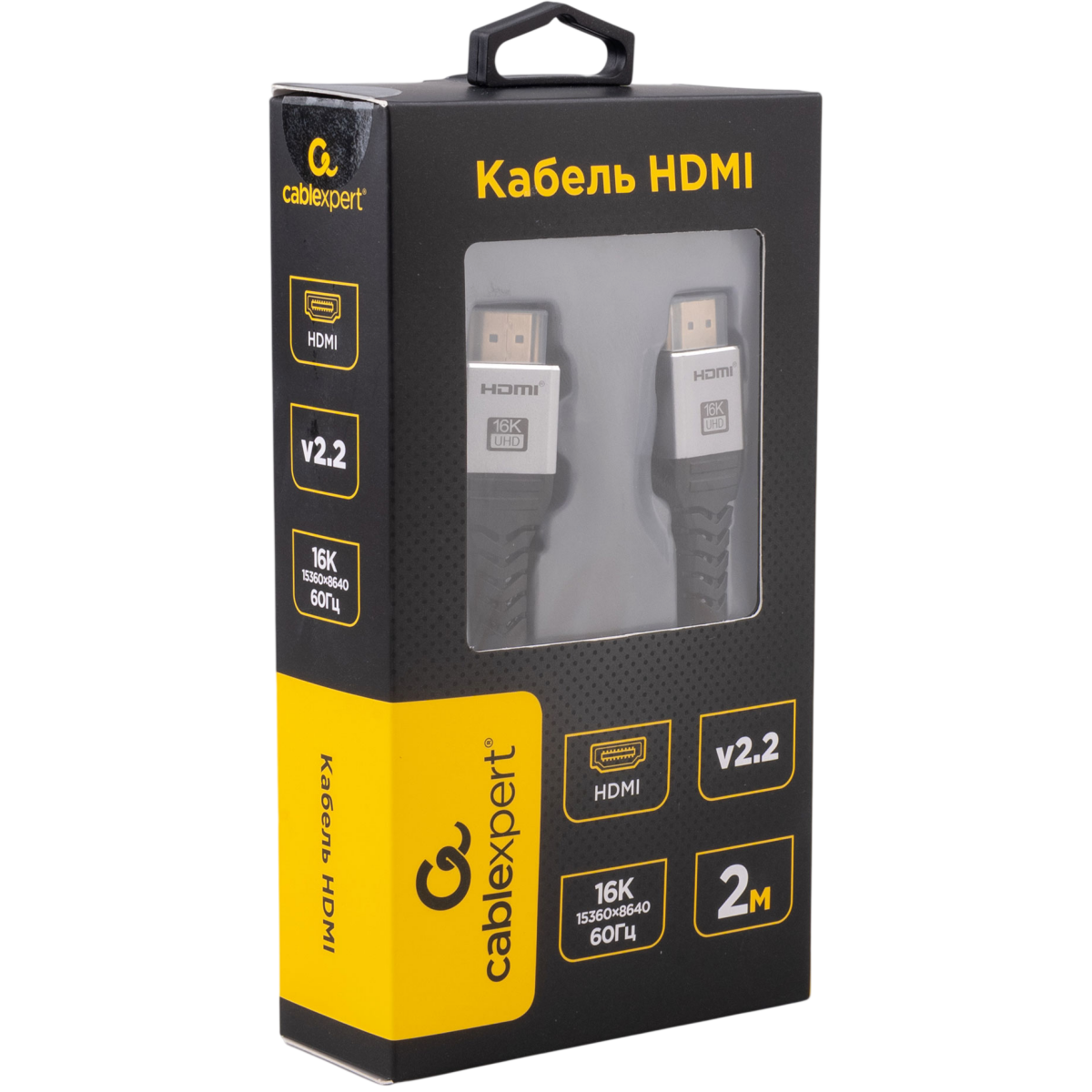 Кабель HDMI - HDMI, 2м, Cablexpert CCP-HDMI16K-2M - фото 3