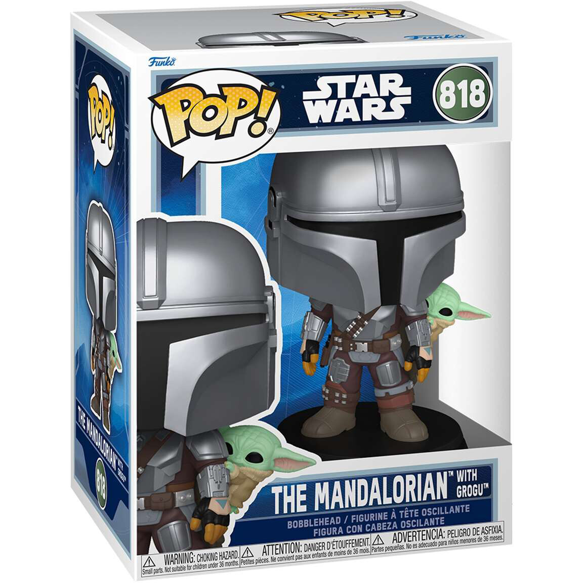 Фигурка Funko POP! Bobble Star Wars M & G Mandalorian - 90443 - фото 2