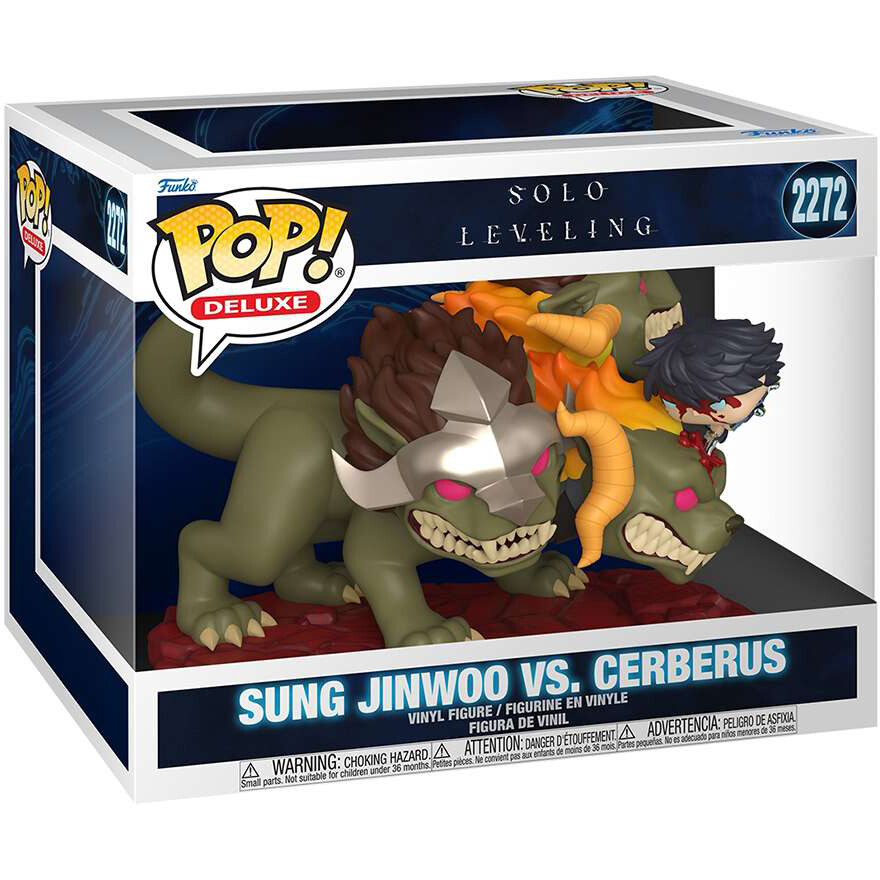 Фигурка Funko POP! Deluxe Solo Leveling S2 Sung Jinwoo Vs Cerberus - 90634 - фото 2