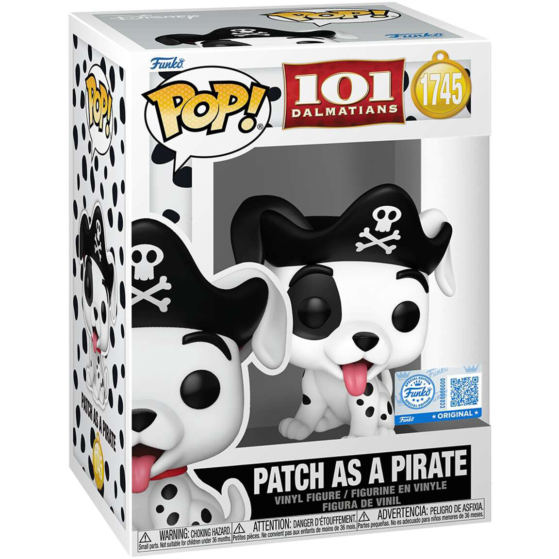 Фигурка Funko POP! Disney 101 Dalmatians Patch as a Pirate SS - 91919 - фото 2