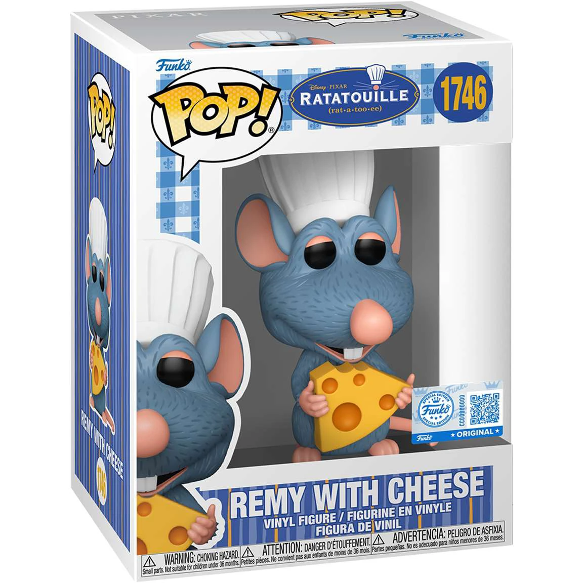 Фигурка Funko POP! Disney Ratatouille Remy with Cheese SS - 91922 - фото 2