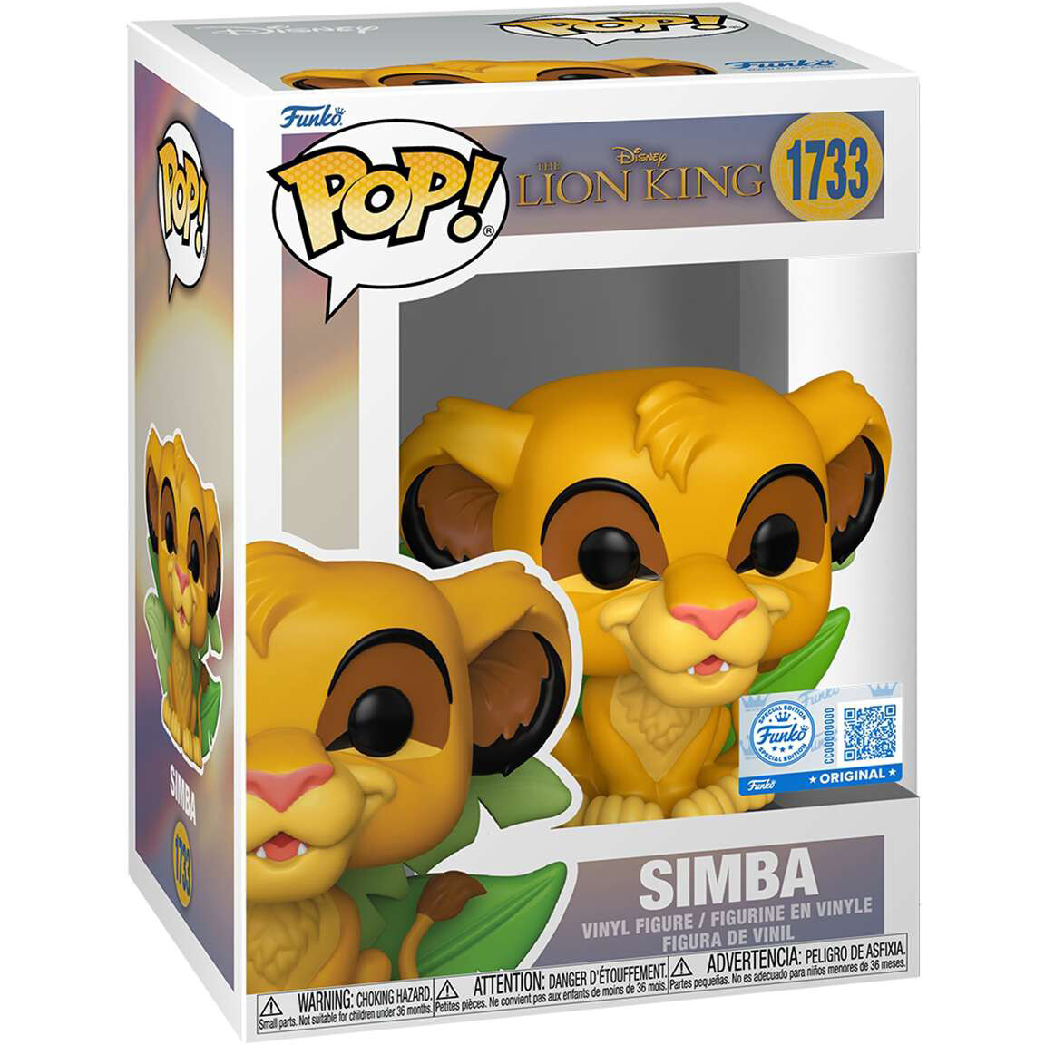 Фигурка Funko POP! Disney The Lion King Simba SS - 91969 - фото 2