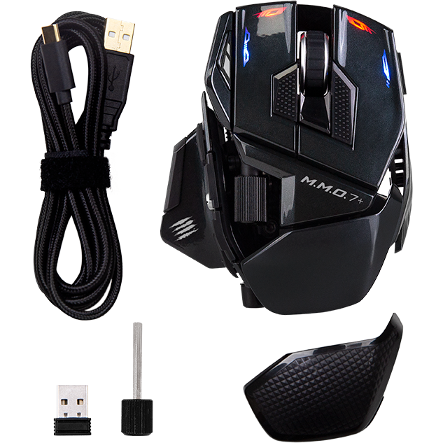 Мышь Mad Catz M.M.O. 7+ Black - MM10NHINBL000-0 - фото 11