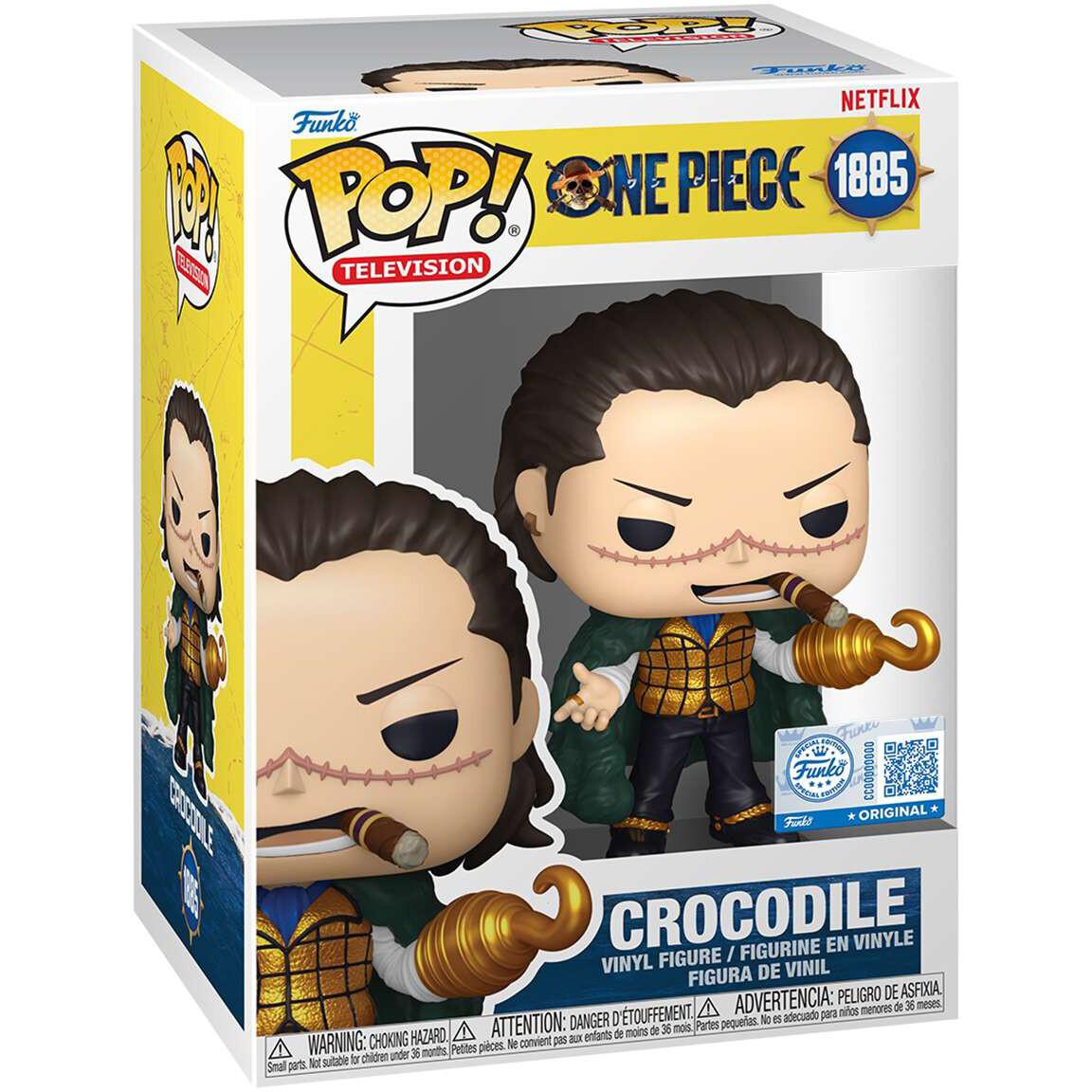 Фигурка Funko POP! TV One Piece Live Action Crocodile - 92036 - фото 2