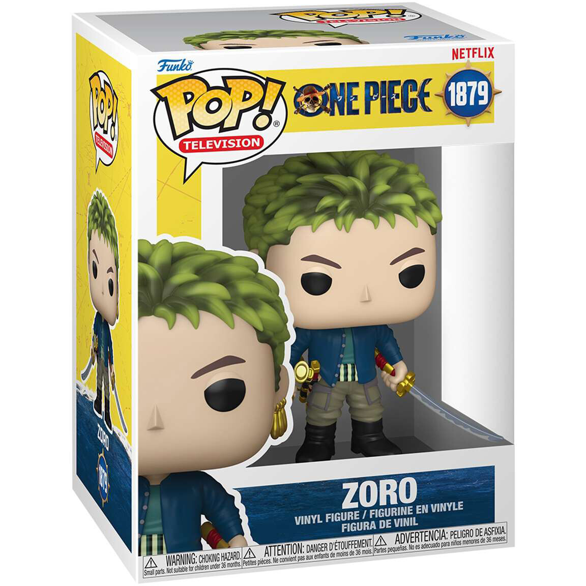 Фигурка Funko POP! TV One Piece Live Action Zoro - 75669 - фото 2