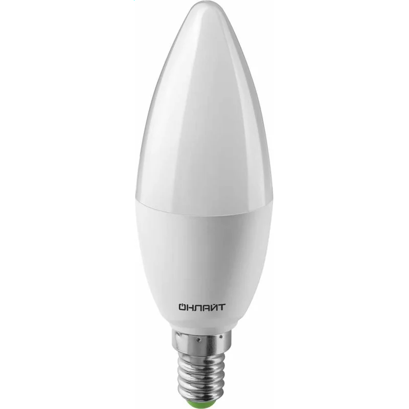 Светодиодная лампочка ОНЛАЙТ OLL-C37-10-230-2.7K-E14-FR (10 Вт, E14) - 61956
