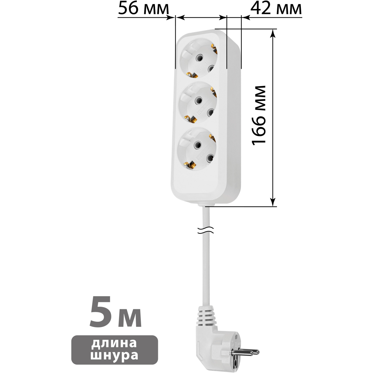 Сетевой удлинитель TDM ELECTRIC SQ1303-1402 - фото 5