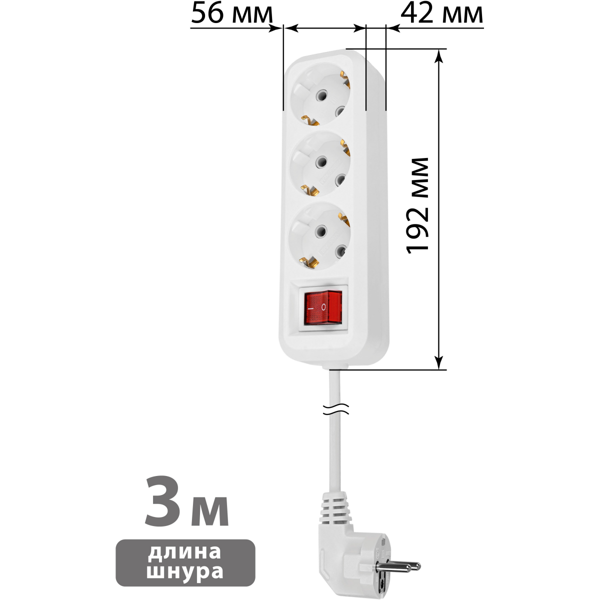 Сетевой удлинитель TDM ELECTRIC SQ1303-1421 - фото 6
