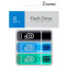 USB Flash накопитель 8GB SmartBuy Glossy Black/Blue/Green (3 шт.) (SB008GB2GSKBGSET) - фото 5