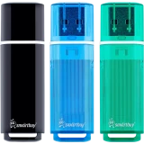USB Flash накопитель 16GB SmartBuy Glossy Black/Blue/Green (3 шт.) (SB016GB2GSKBGSET)