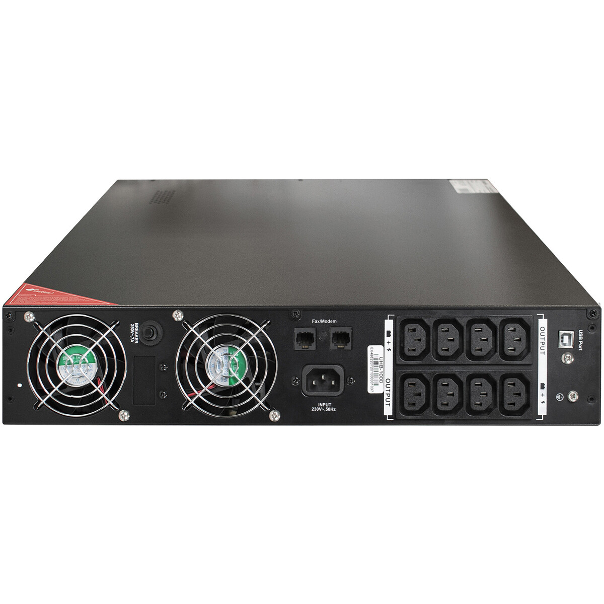 ИБП ExeGate SinePower UHB-1000.LCD.AVR.C13.RJ.USB.2U - EP285642RUS - фото 6