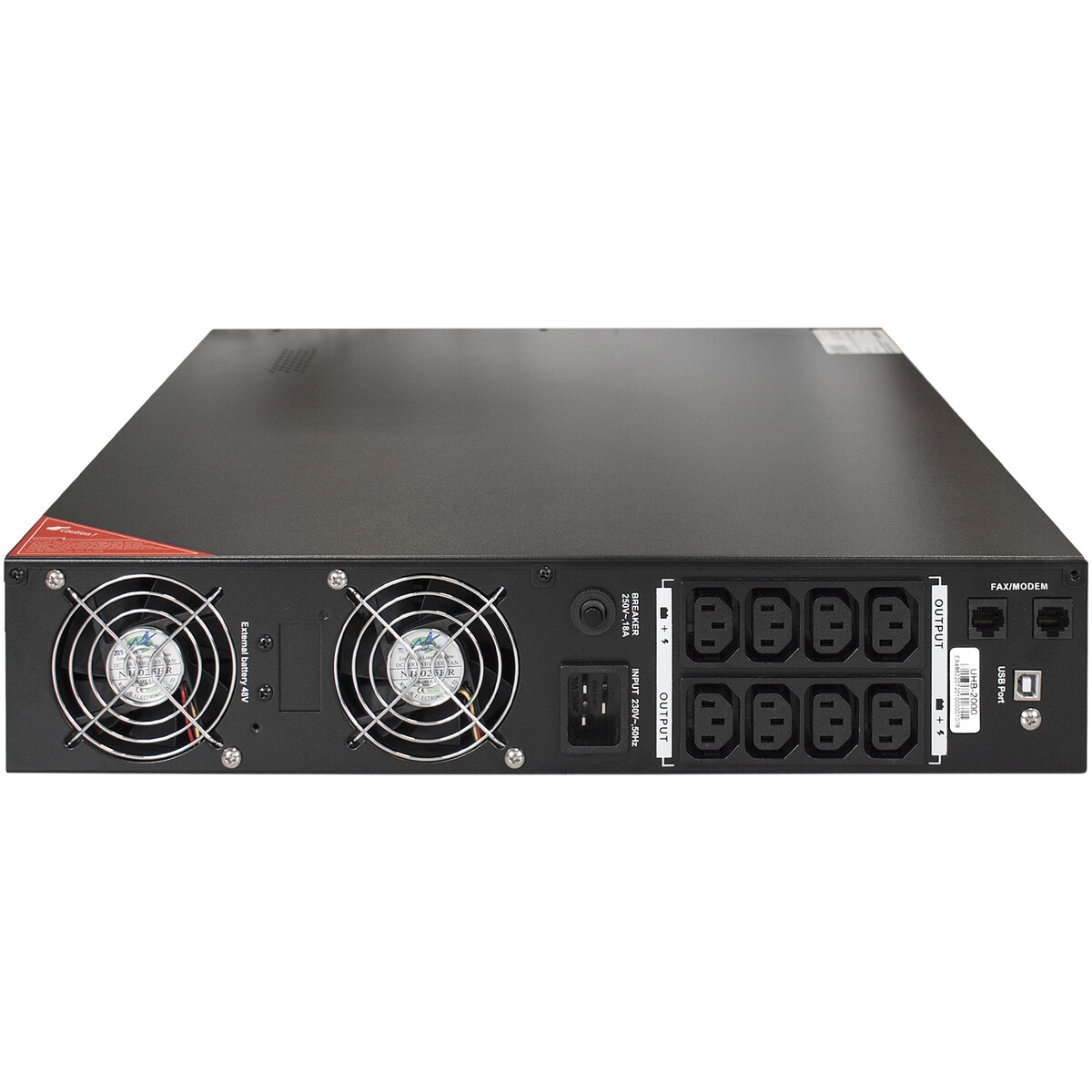 ИБП ExeGate SinePower UHB-2000.LCD.AVR.C13.RJ.USB.2U - EP285644RUS - фото 6