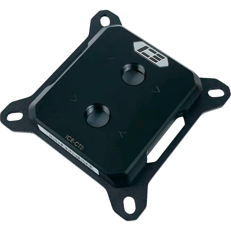 Водоблок для процессора IceManCooler CT3 General CPU Water Block Black Acetal, 0.3mm channel (IWB-CI-CT3-BK)