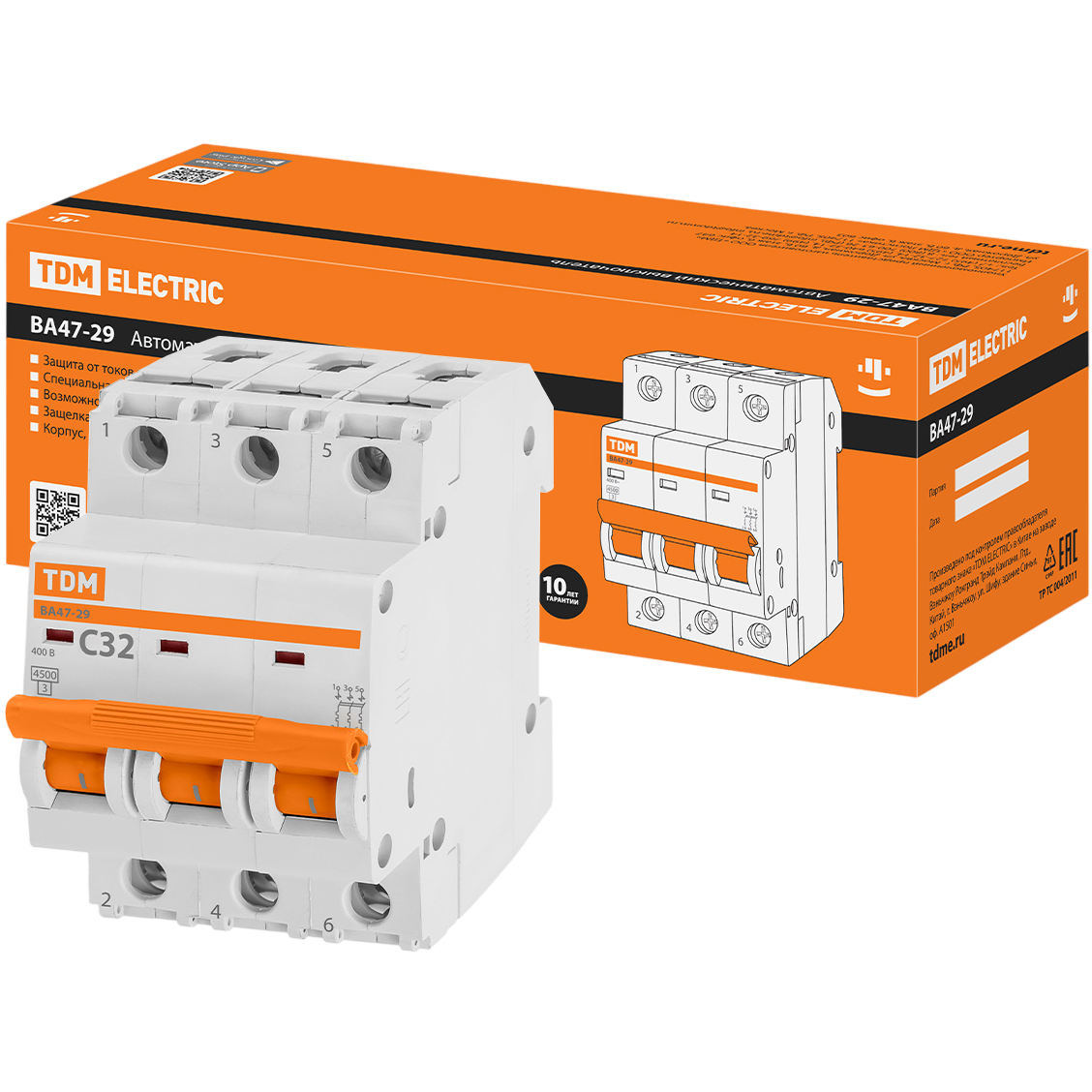 Автоматический выключатель TDM ELECTRIC SQ0206-0112 - фото 6