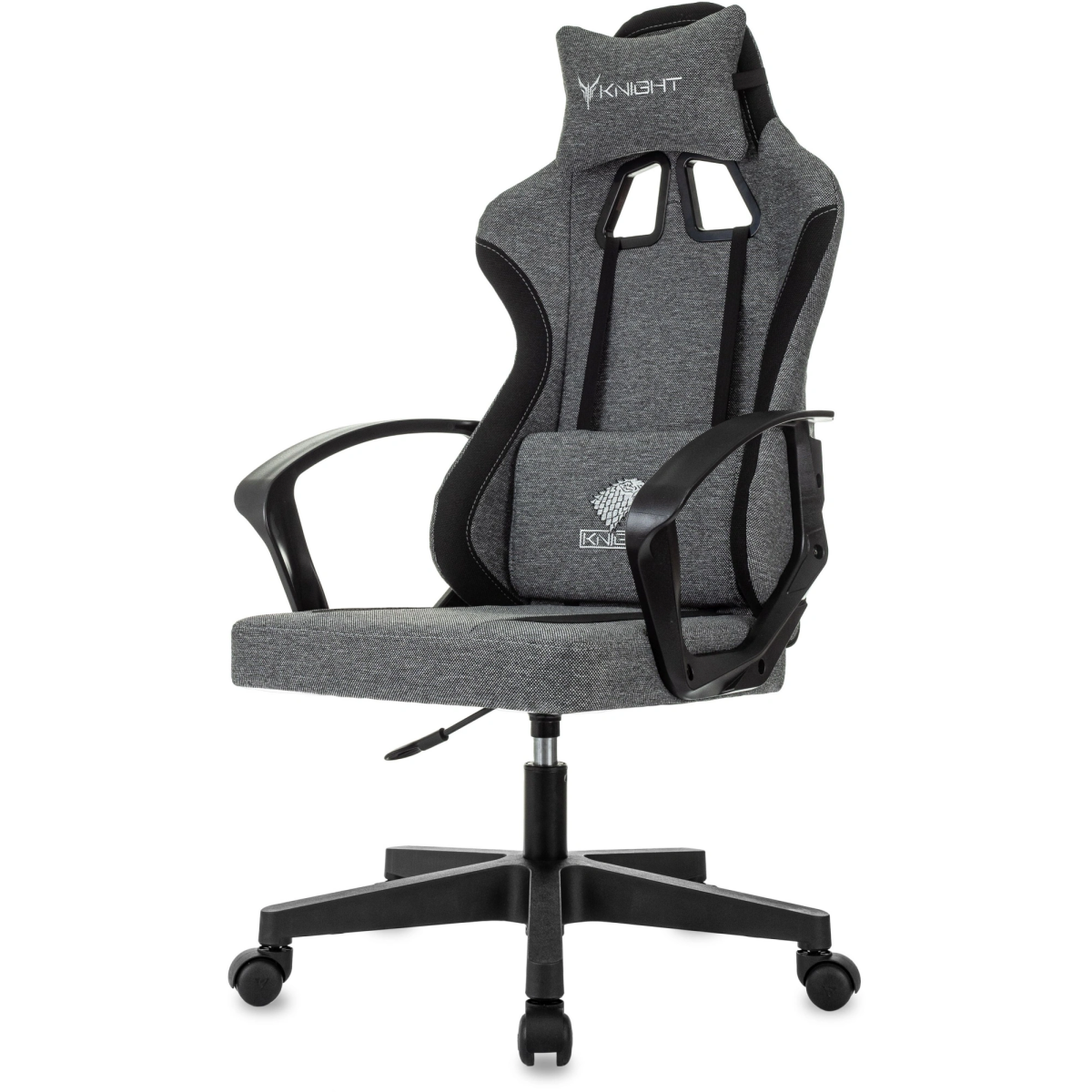 Игровое кресло Бюрократ Knight Optimum Grey/Black - KNIGHT OPTIMUM GBL - фото 4